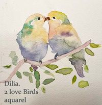 dilia aquarel